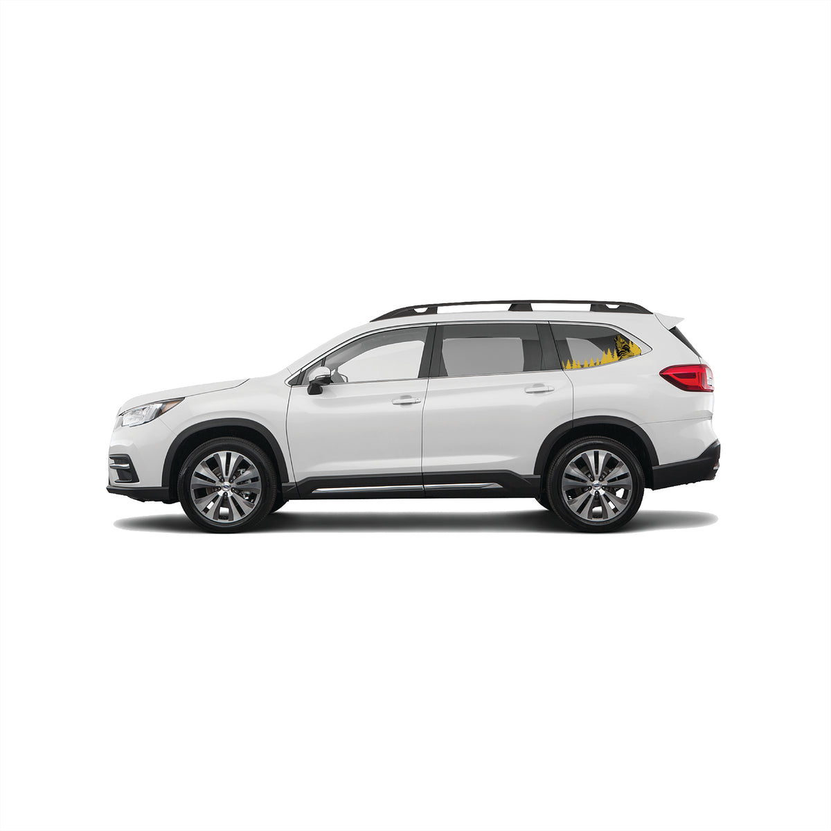 2019 Subaru Ascent Solid Tree Wolf Rear Quarter Window Graphic