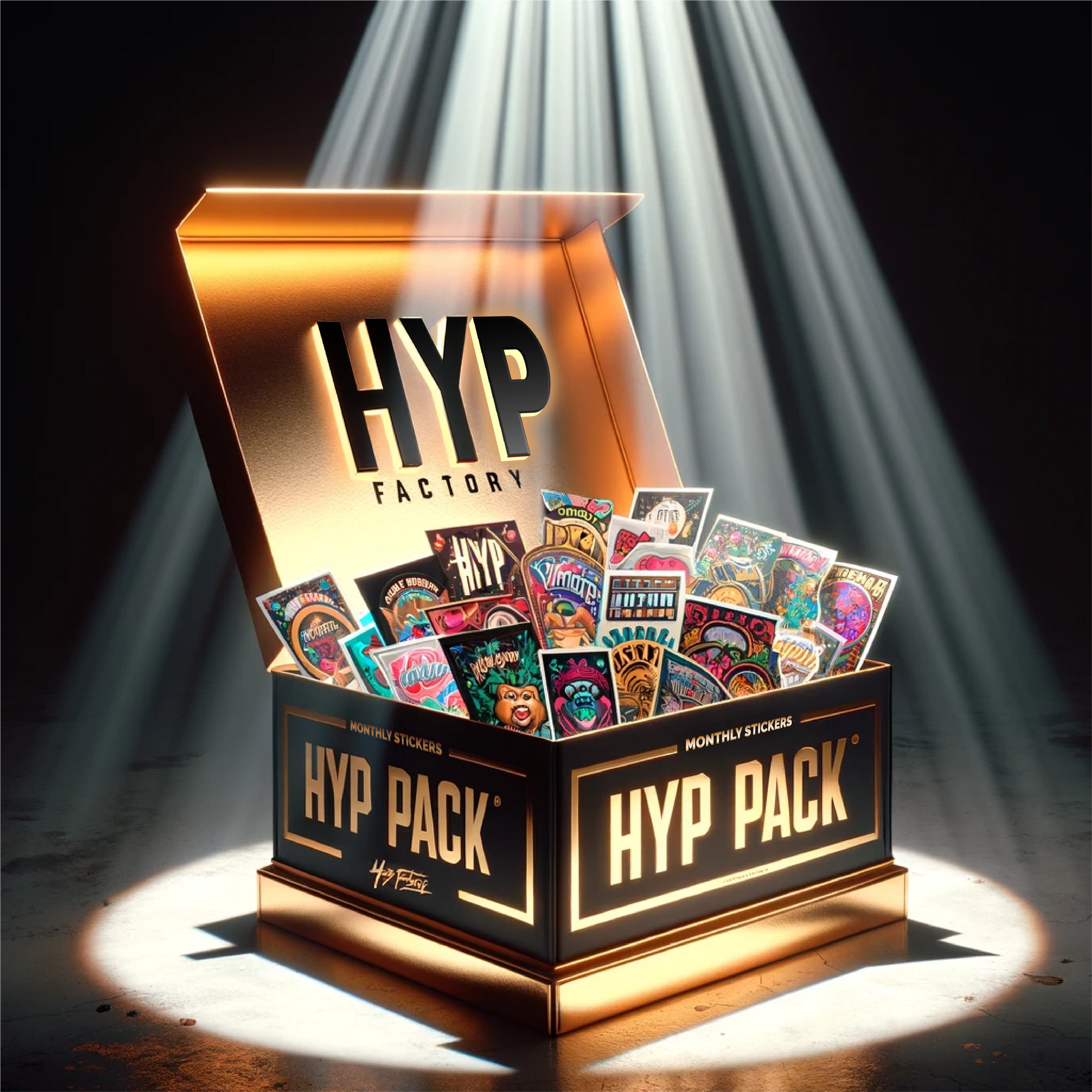 HYP PACK: Monthly Sticker Box – HYP FACTORY
