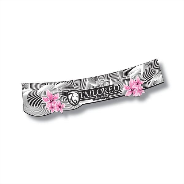 Gloss Tailored Cherry Blossom Wave Window Banner- Universal Fit