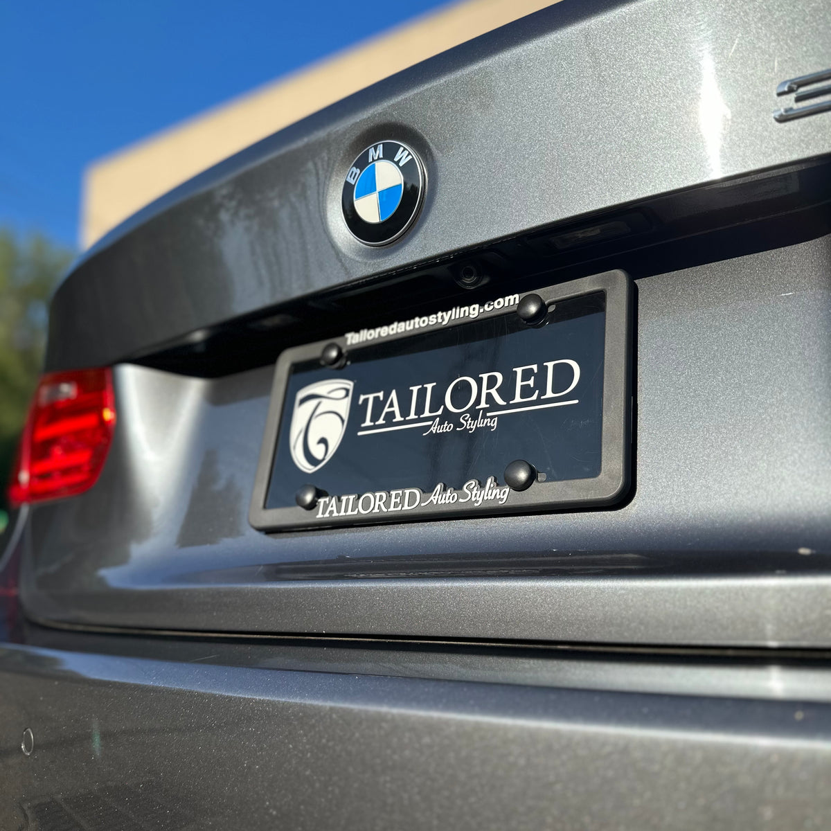 Tailored License Plate Cover