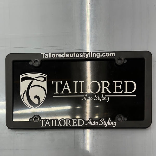 Tailored License Plate Cover