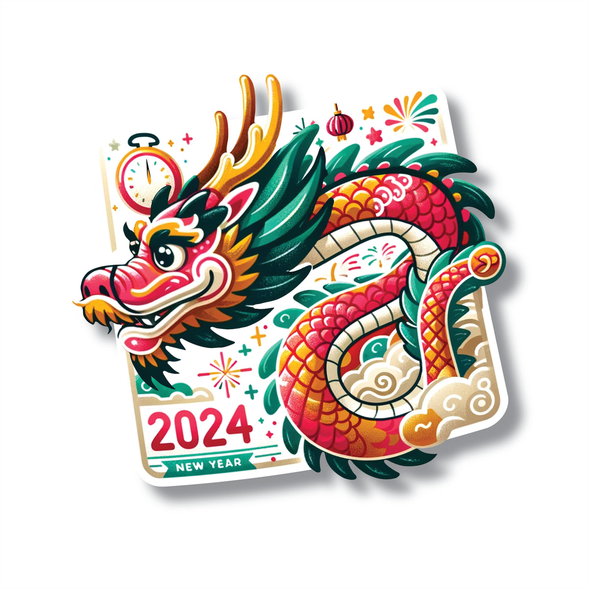 January 2024 Dragon Monthly Sticker