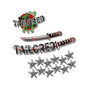 Universal DIY Tailored Auto Styling Bamboo Sword Sticker Pack for computers 
