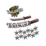 Universal DIY Tailored Auto Styling Bamboo Sword Sticker Pack for computers 