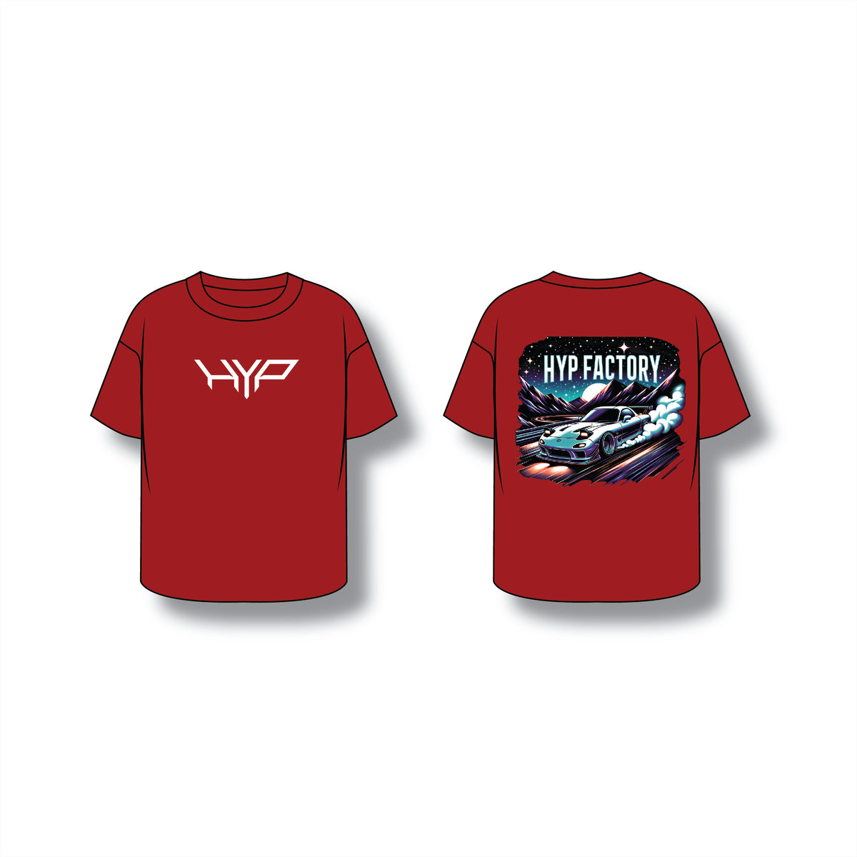HYP RX7 TEE - MULTIPLE COLORS - (PRE-ORDER)