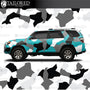 DIY livery blocky camo kit in 3 different colors and all different sizes and shapes per color. 