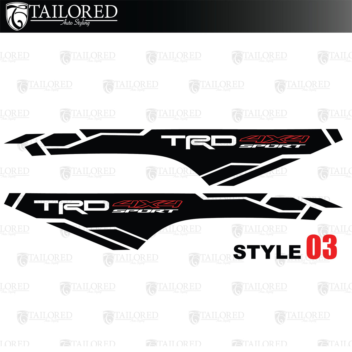 2016-2021 Toyota 4x4 Bed Side Decals